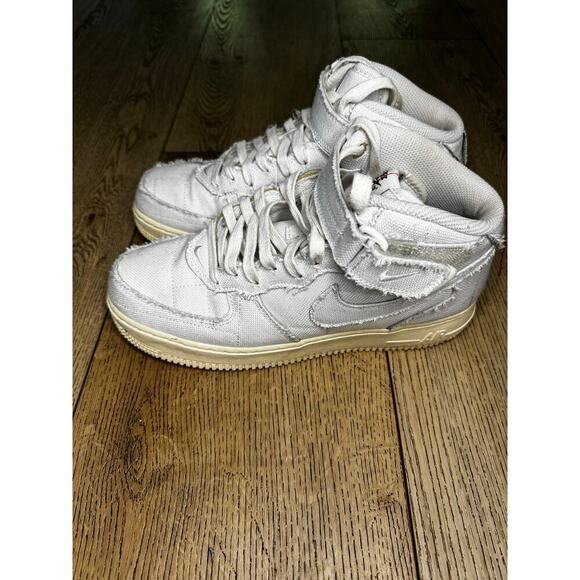 NIKE Air Force 1 '07 Mid Lx Summit White Size 9.5W - Picture 5 of 6